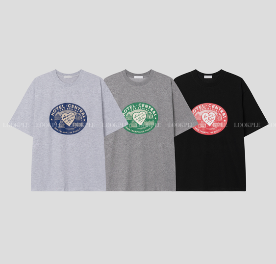 No-Mace Central Print Overfit Short Sleeve