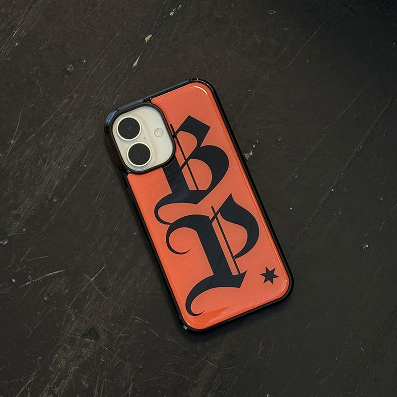 BP lettering epoxy case (orange)