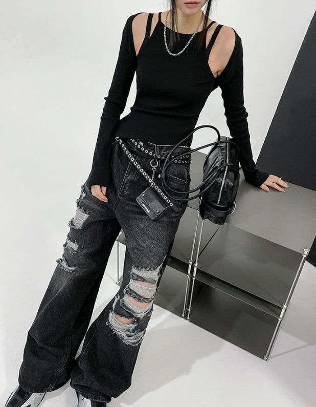 Bulse long eyelet belt