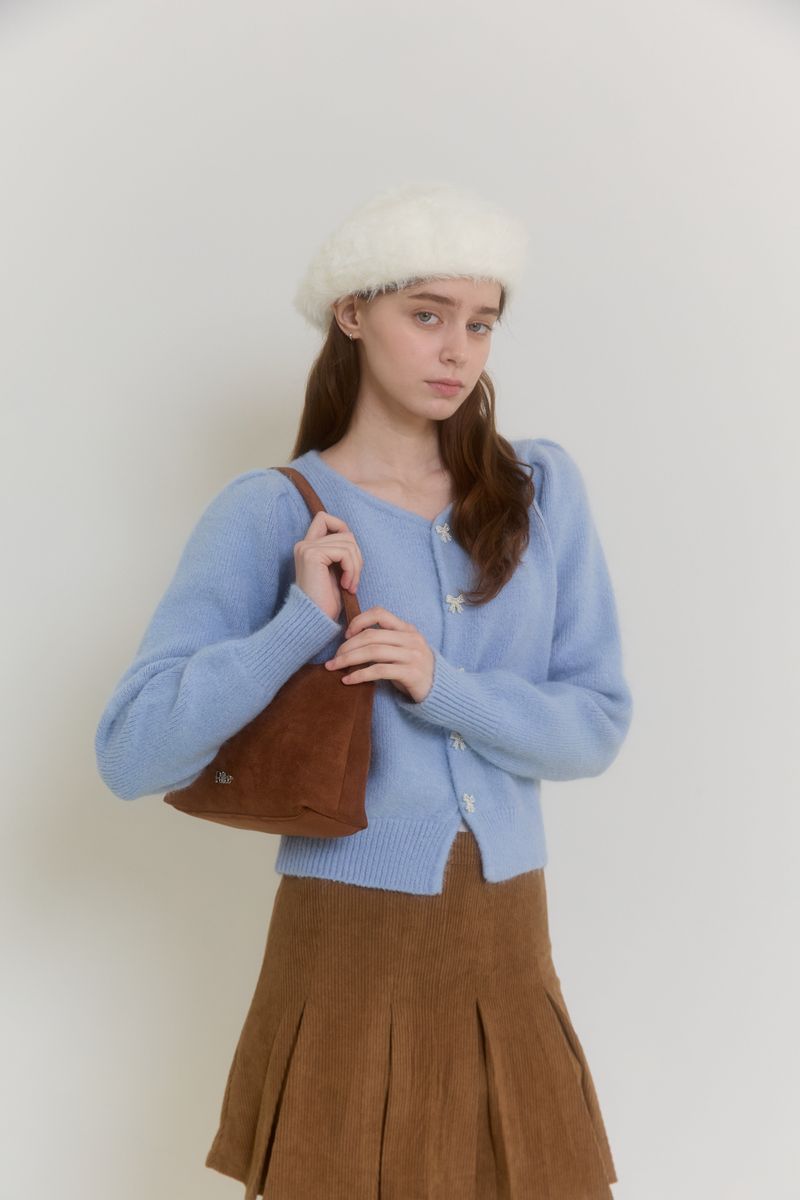 SUEDE SHOULDER BAG