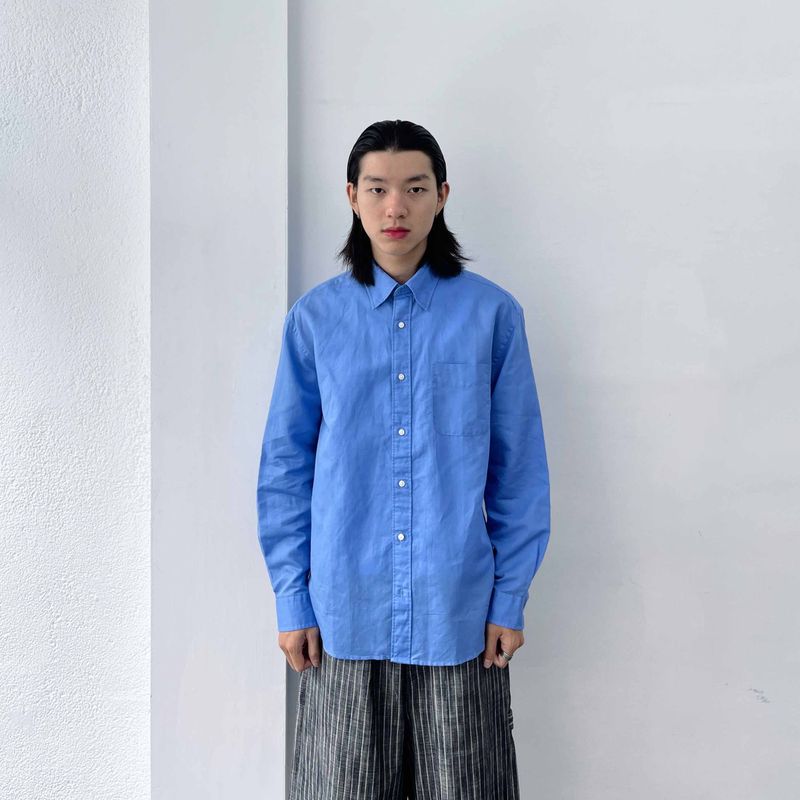 FADE MEET（フェードミート）の「Drop-Shoulder Solid Shirt（Tops）」