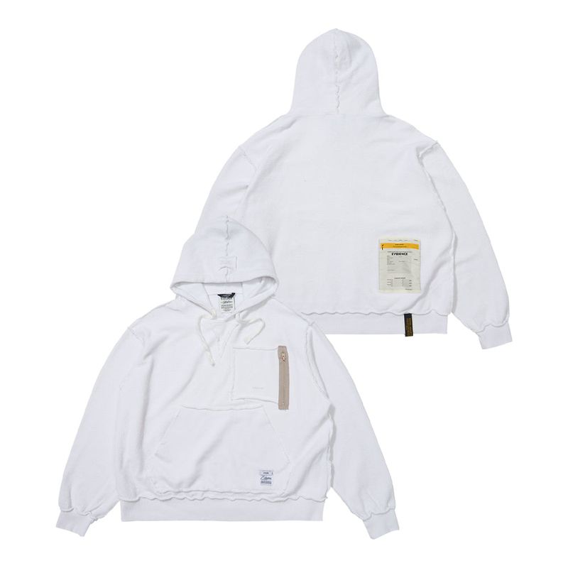 STIGMA(スティグマ)の「INSIDEOUT OVERSIZED BIO-WASHED HOODIE V2 WHITE / BLACK(Tops)」
