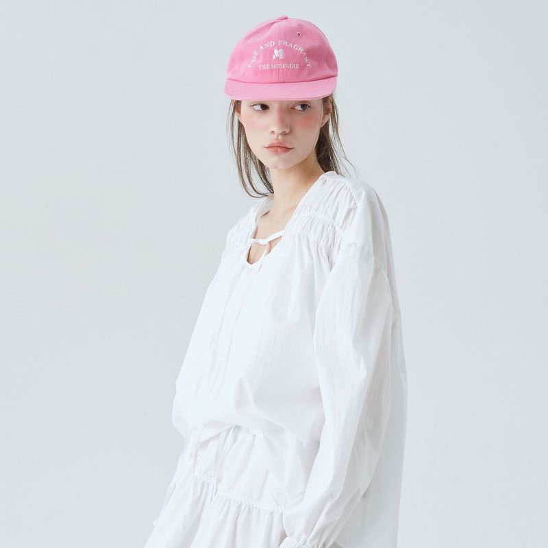 MOIFAIRE LOGO BALL CAP / PINK
