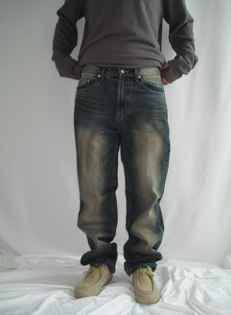 Mokey（モーキー）の「Vintage Oil Denim Washing Pants（Pants）」