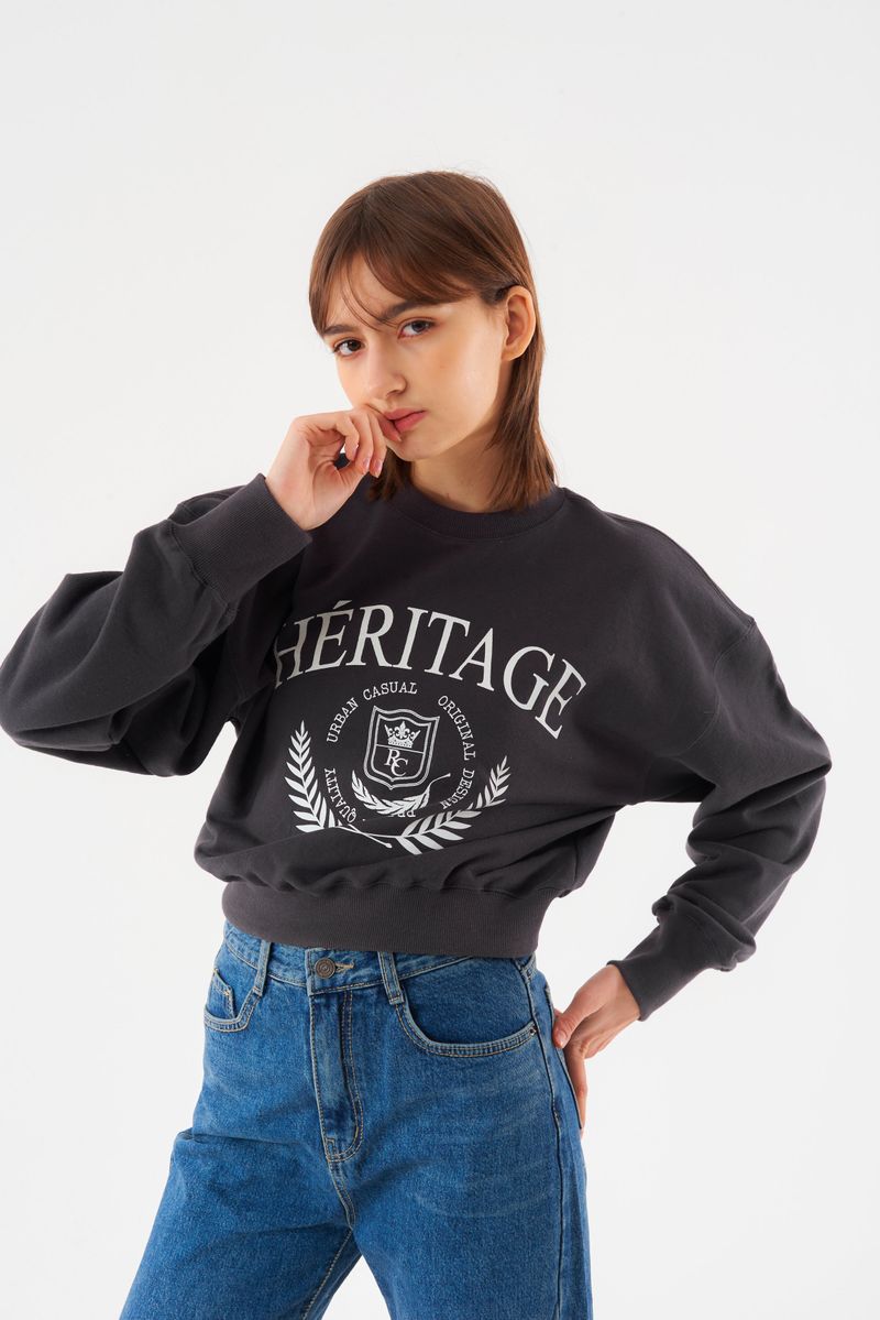 Heritage Sweatshirts Charcoal