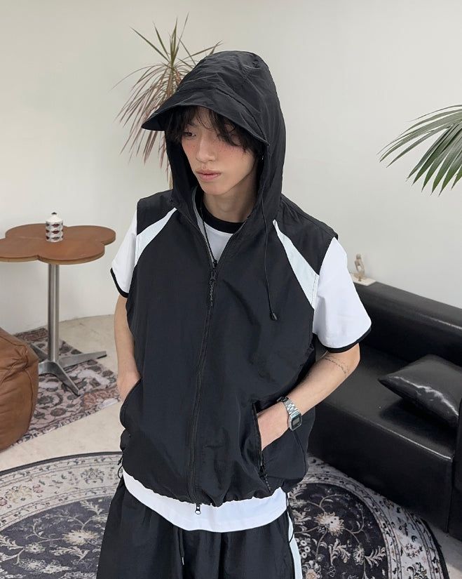 Ferrard Nylon Hooded Vest