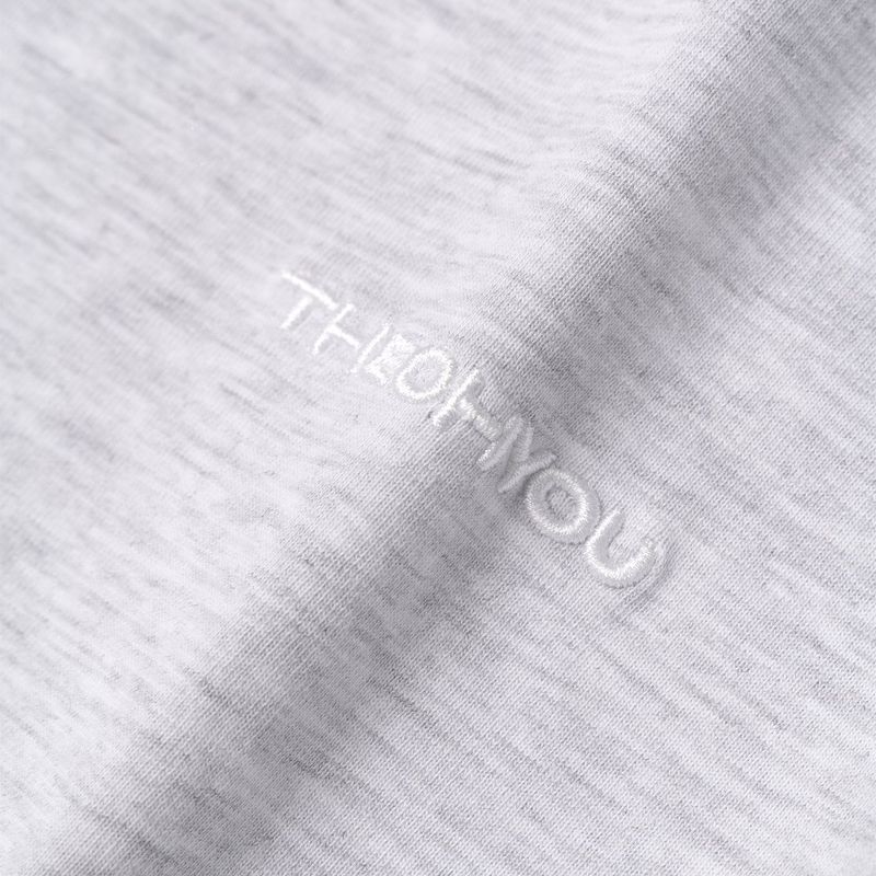 SMALL LOGO T-SHIRT (MELANGE GREY)