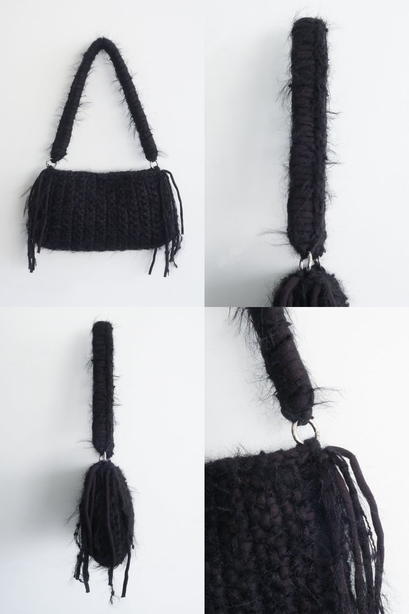 WOOLLY BAG_black