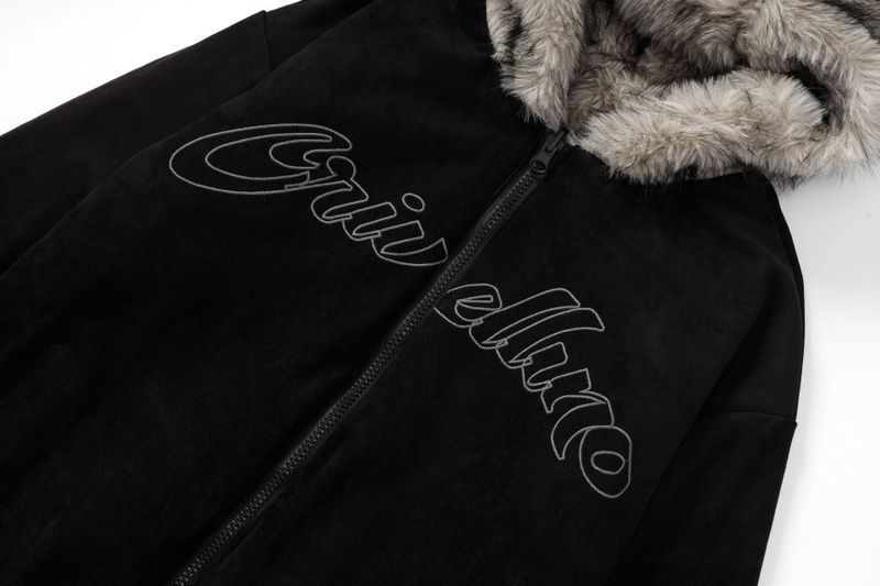 Marlow Reversible Logo Fur Jumper