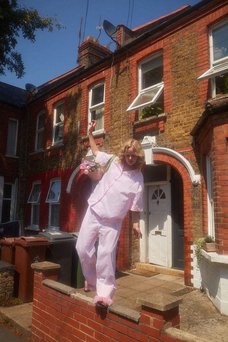 Flat Peach Pants
