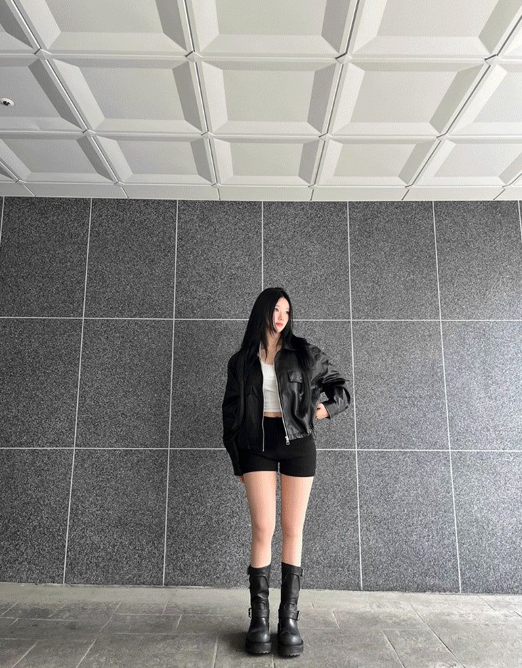 Ain leather jacket