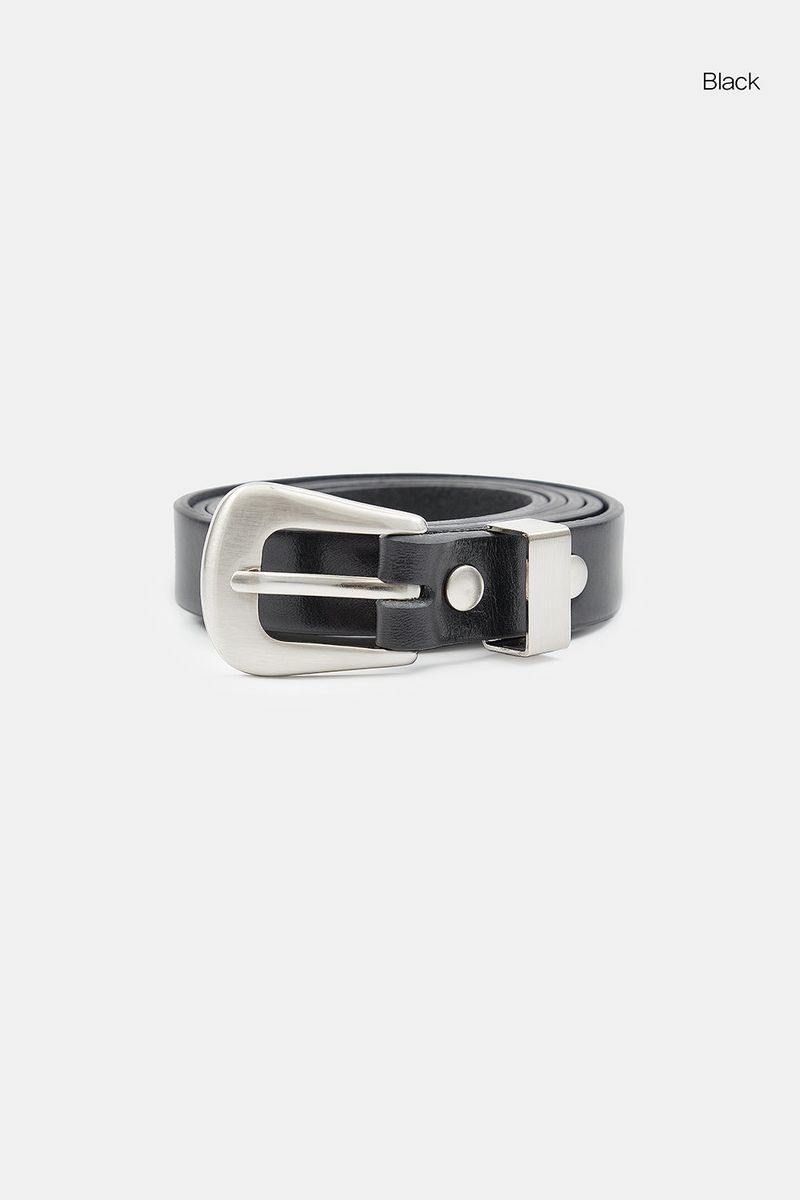 Minimal long western belt
