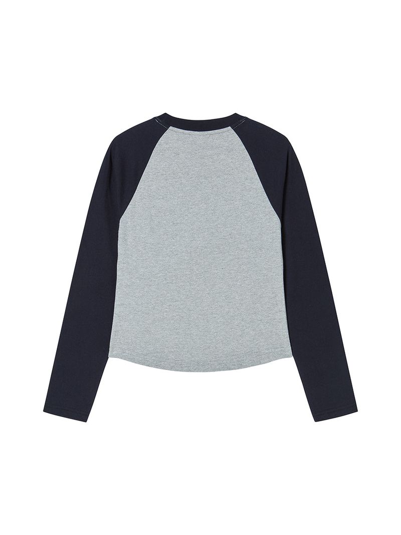 STAR RAGLAN L/S NAVY