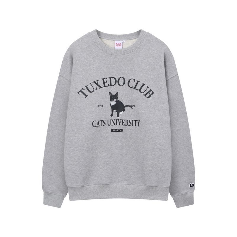 TUXEDO CAT CLUB SWEATSHIRT GRAY