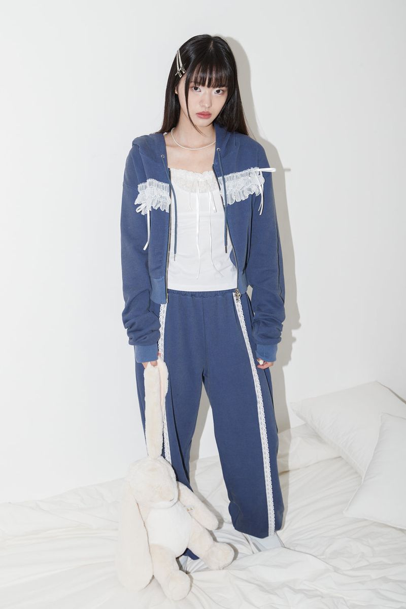 レースリボントップ (WHITE)