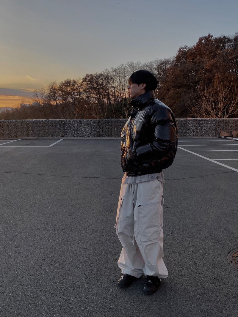 Double Zip Wing Cargo Balloon Pants 2C