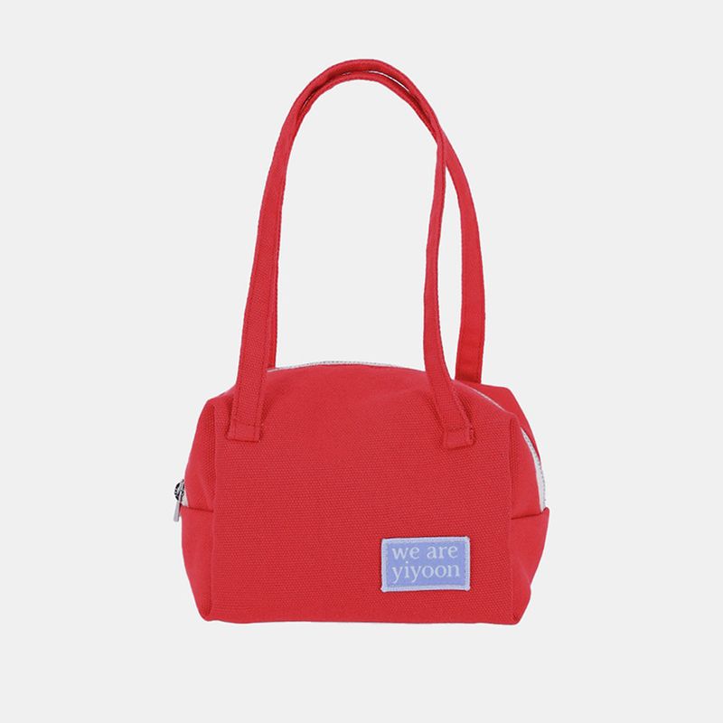 we are yiyoon（ウィアーイユン）の「ハンディポーチ (レッド)（バッグ）」