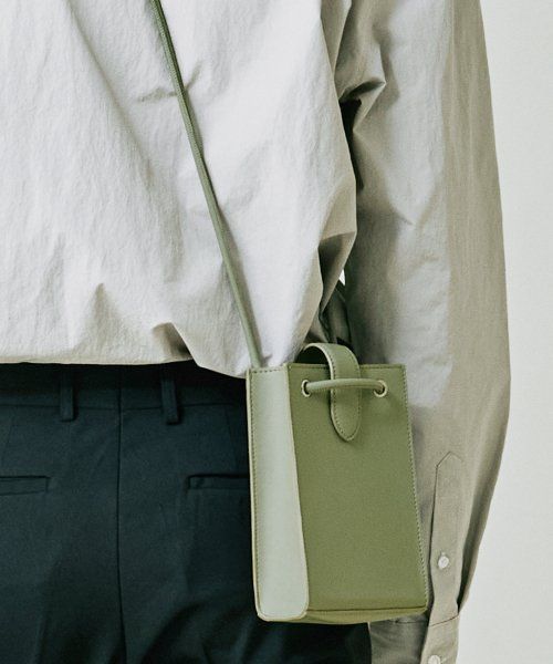 S SY(エスエスワイ)の「knot strap cross mini bag olive(Bags)」
