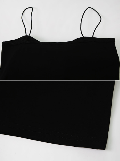 SP Crop Strap Cap Sleeveless (3color)