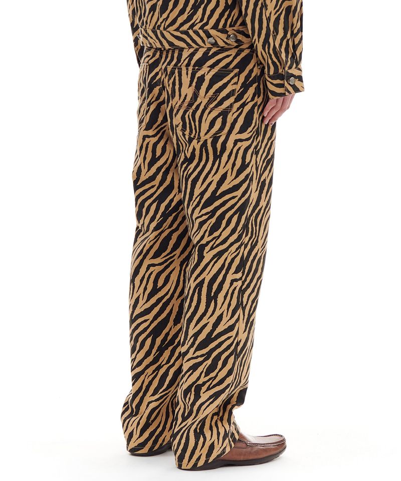 ZEBRA TWILL PANTS (BROWN)