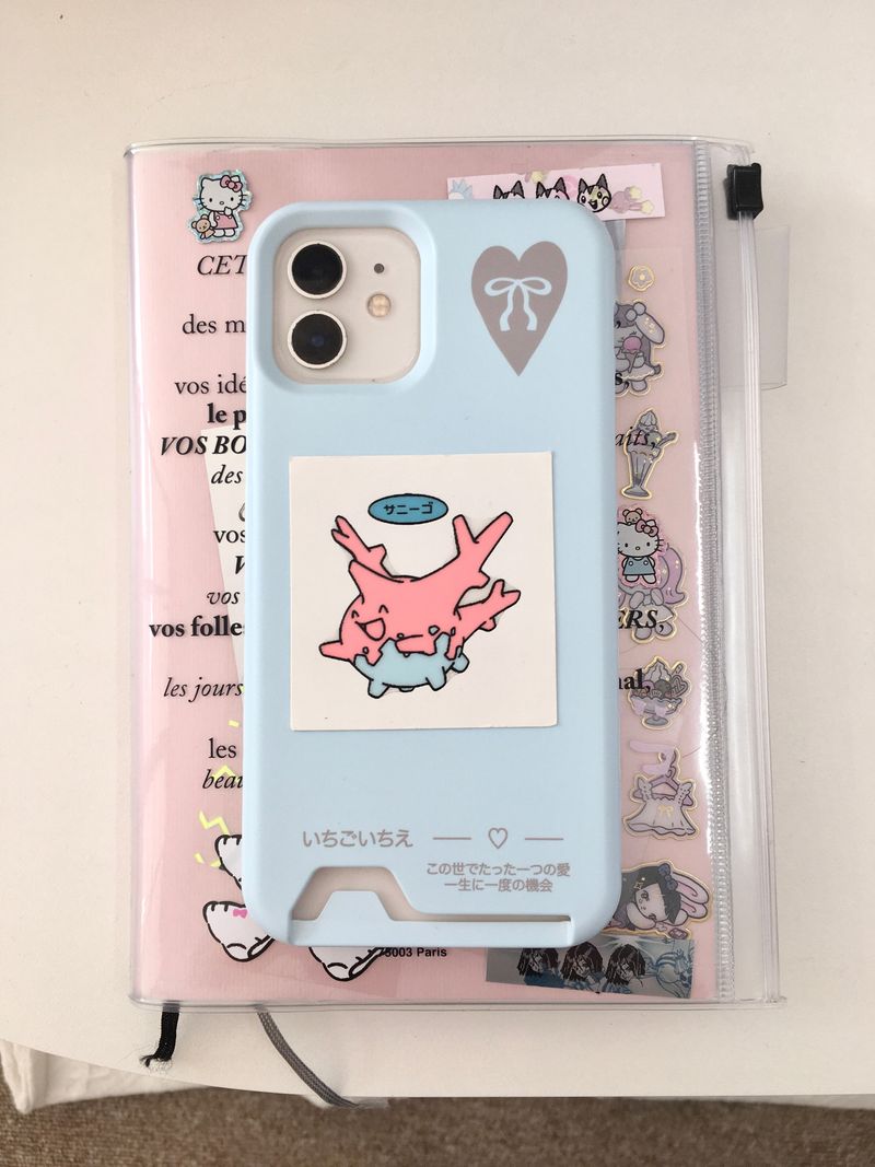 ICHIGOICHIE Card Pocket Case - BLUE