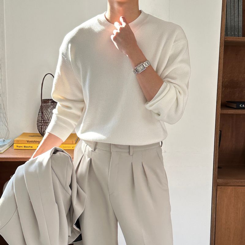 LMN Def Pintuck Wide Two-Tuck Slacks (6 colors)
