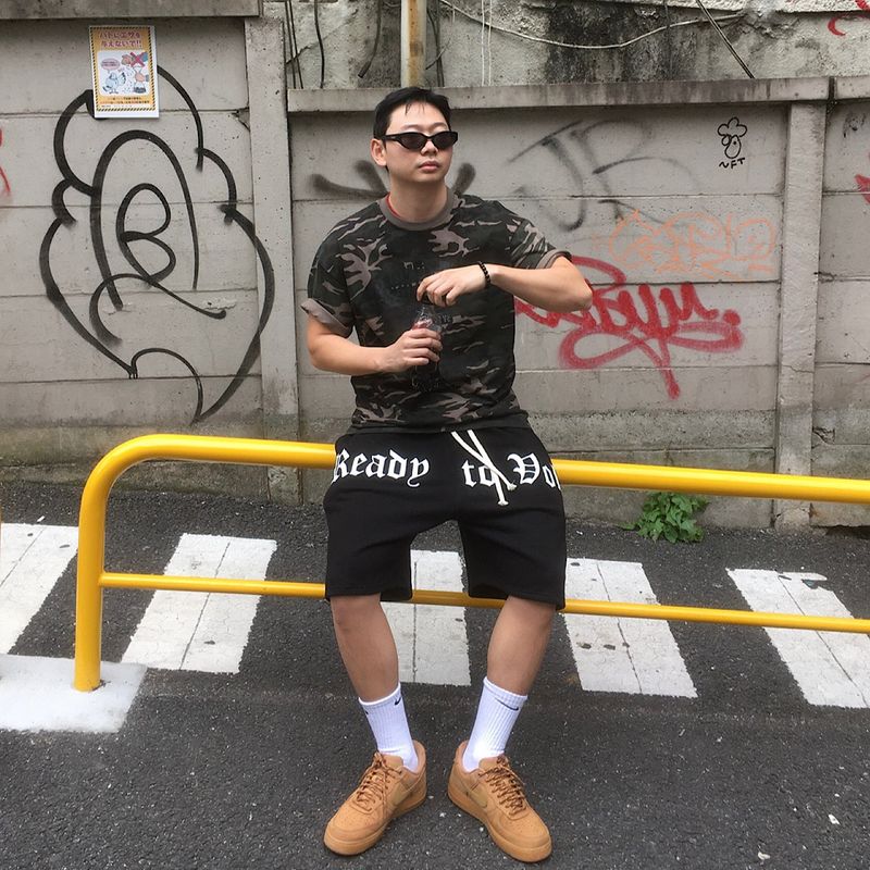 haprio（ハプリオ）の「カモショートスリーブTシャツ（トップス）」