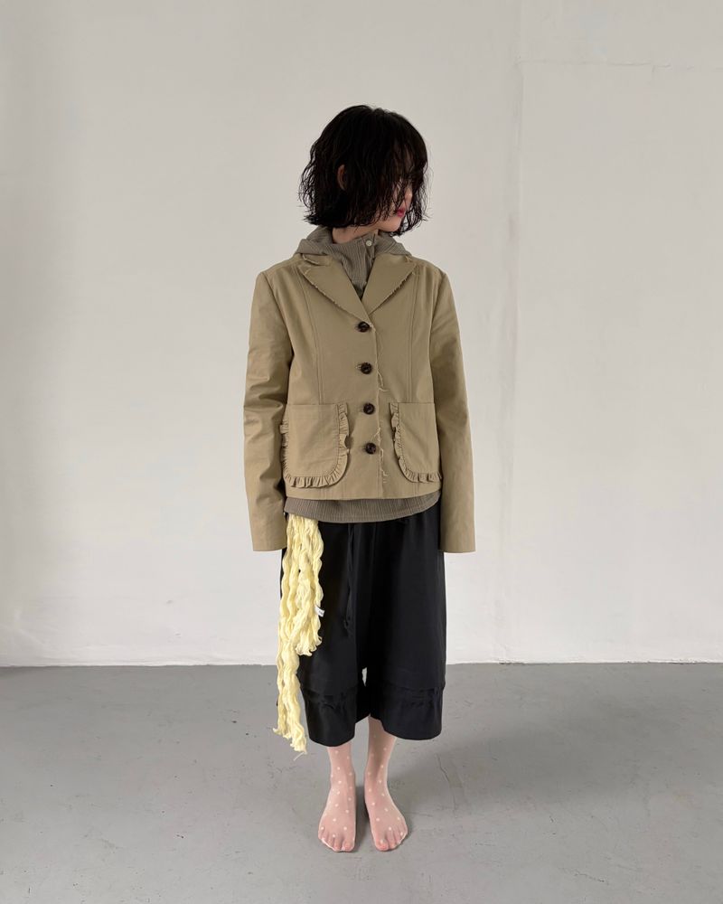 Diagonal Henley Hoodie