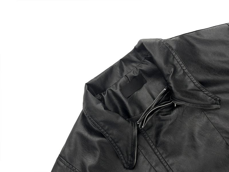 Fiora Crop Leather Jacket