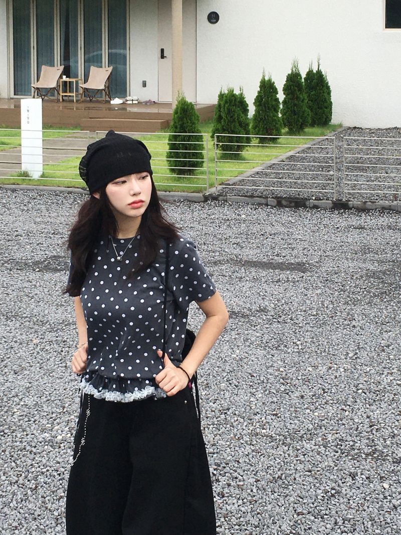 Plain Dot Pigment Short Sleeve (3c)