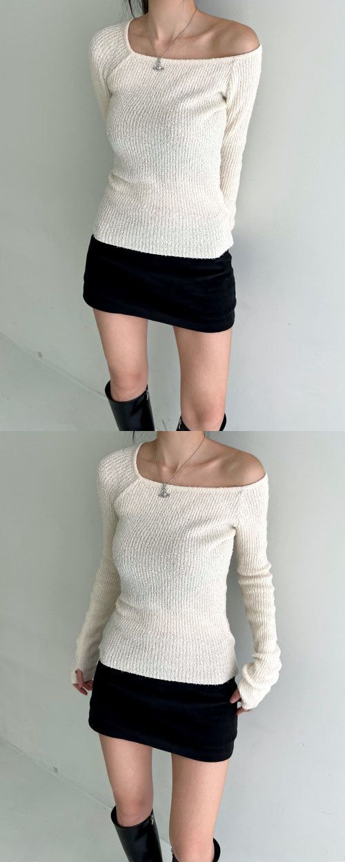 Powder Buckle Warmer knit(3 colors)