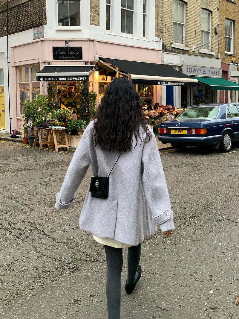 [MADE] Tion Mohair Handmade Pe Coat