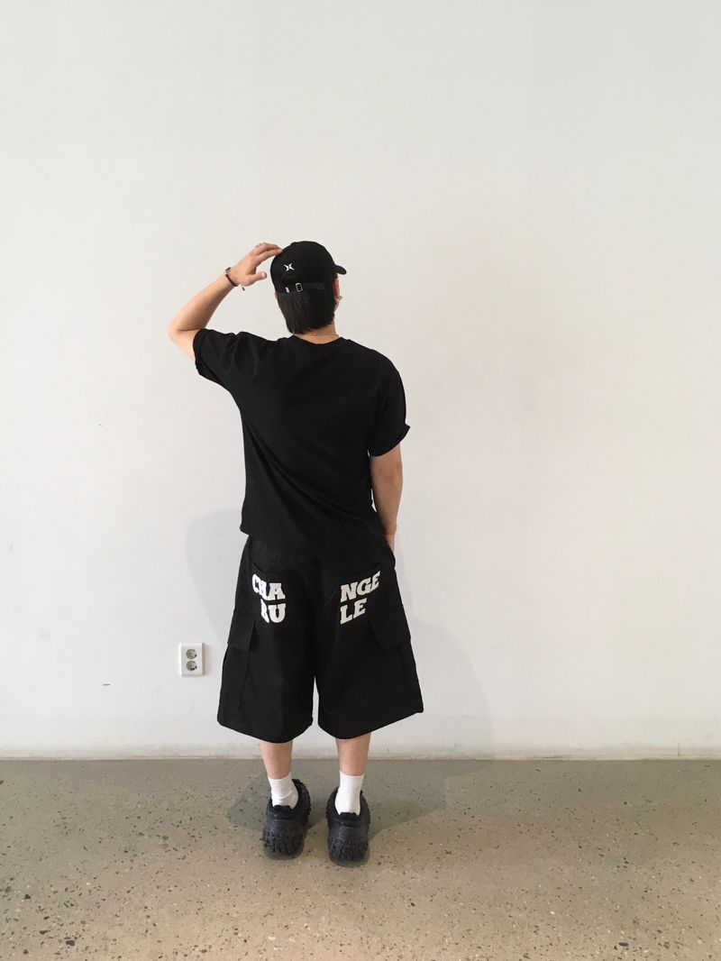 Change Back Hip Pocket Cargo Bermuda Pants 4C