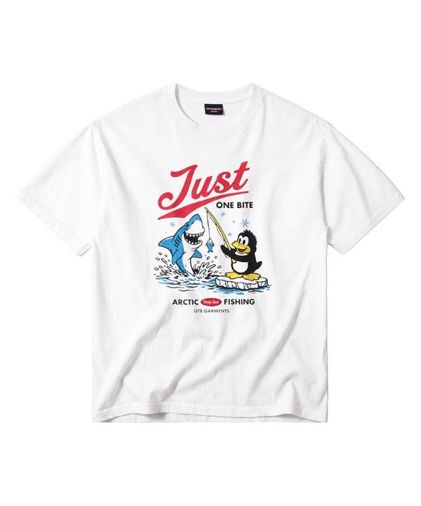 QT8 GARMENTS（キューティーエイトガーメント）の「LB One Bite Washed Tee (Ivory)（Tops）」