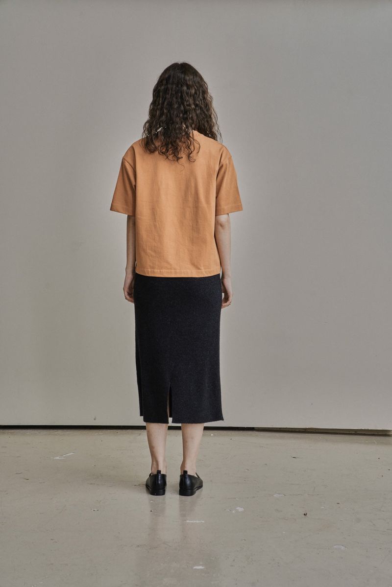 WOOL H SKIRT_CHARCOAL