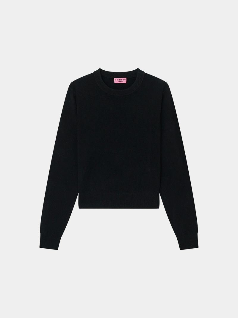 ESSENTIAL SHORT PULLOVER_BLACK