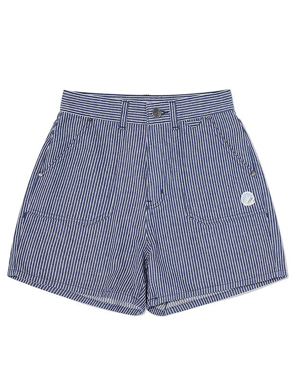 KIRSH（キルシー）の「CHERRY STRIPE DENIM SHORT PANTS [NAVY]（Pants）」