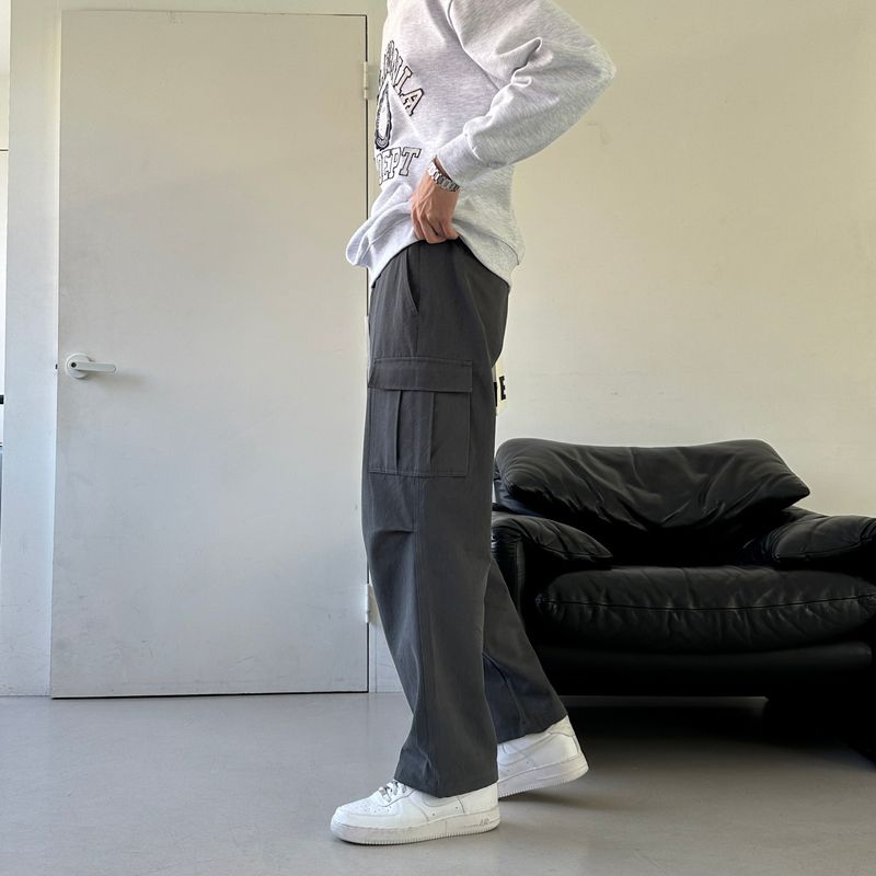 LMN Oen Cargo Wide Pants (5 colors)