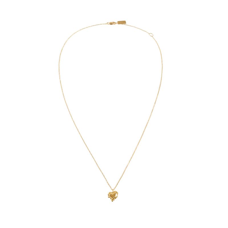 Mini Melting Heart Pendant (Gold)