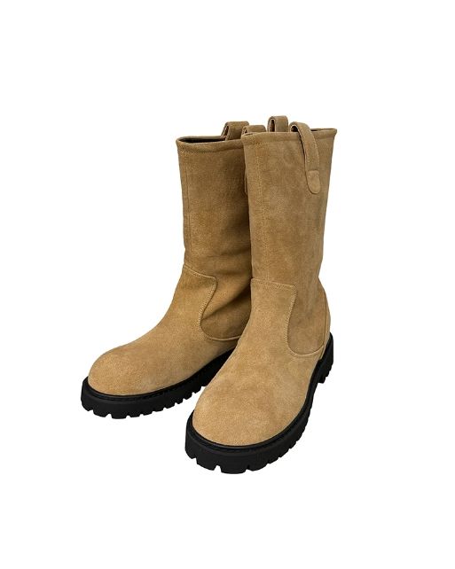Nord Suede Chunky Middle Boots
