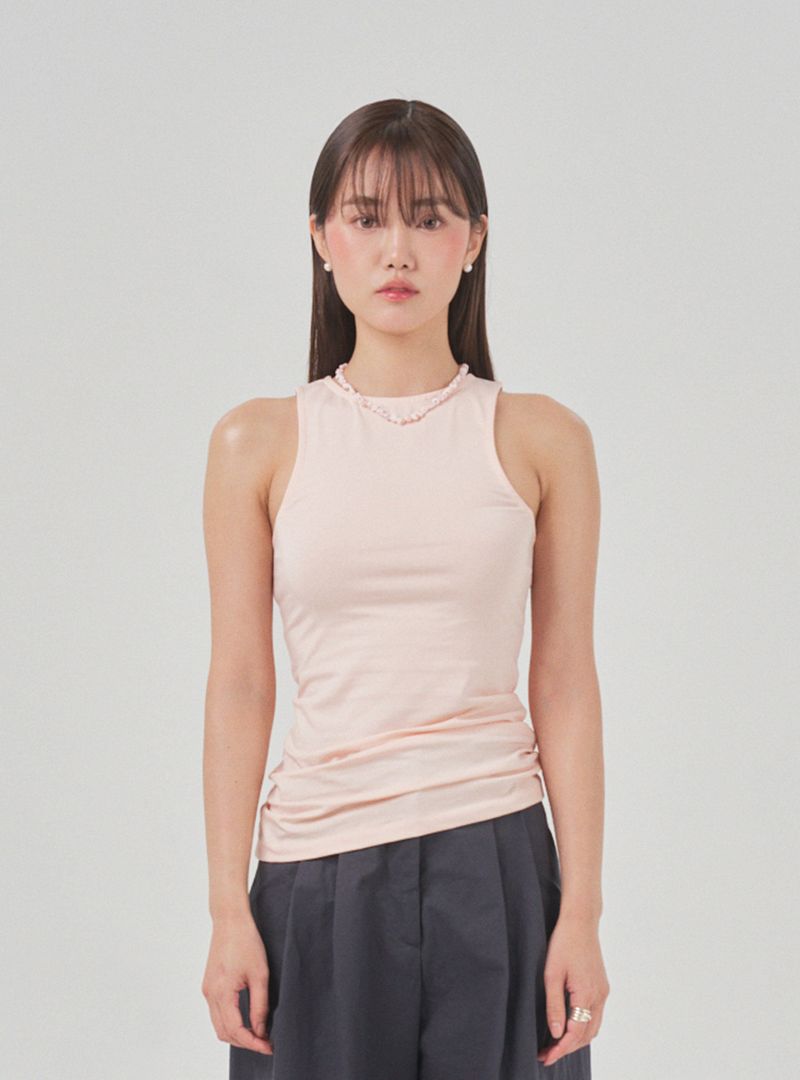 rram(アラーム)の「Vase sleeveless (peach)(Tops)」