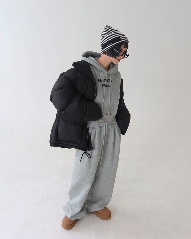 Vibe napping hoodie & long pants two-piece set