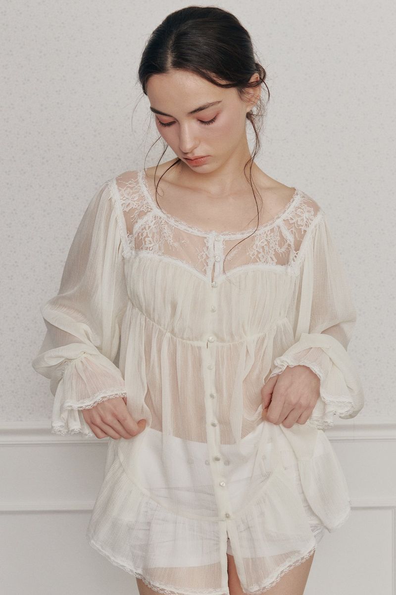 MOONRISE BLOUSE cream