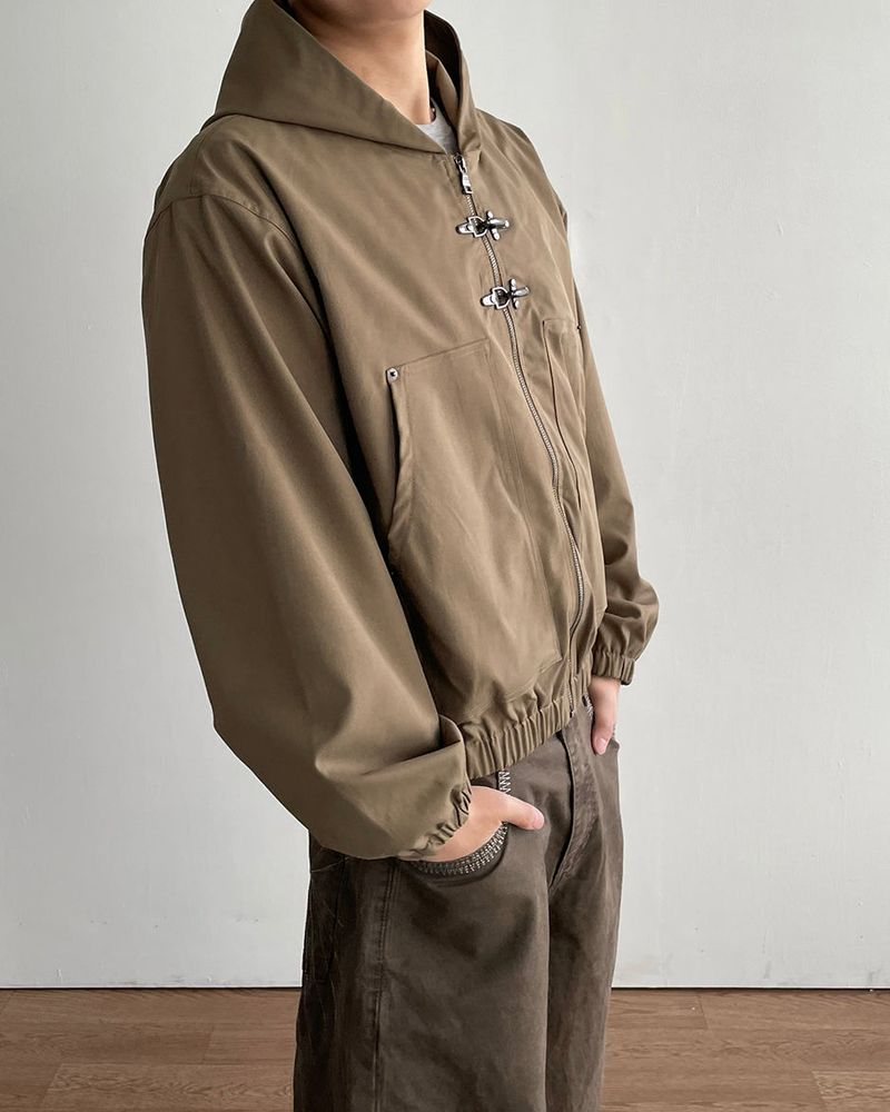 Hachi Buckle Hood Jumper
