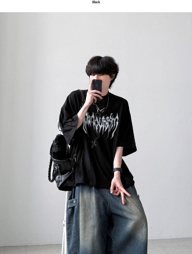 YOURNUS(ユアナス)の「Hotfix Over Half Sleeve(Tops)」