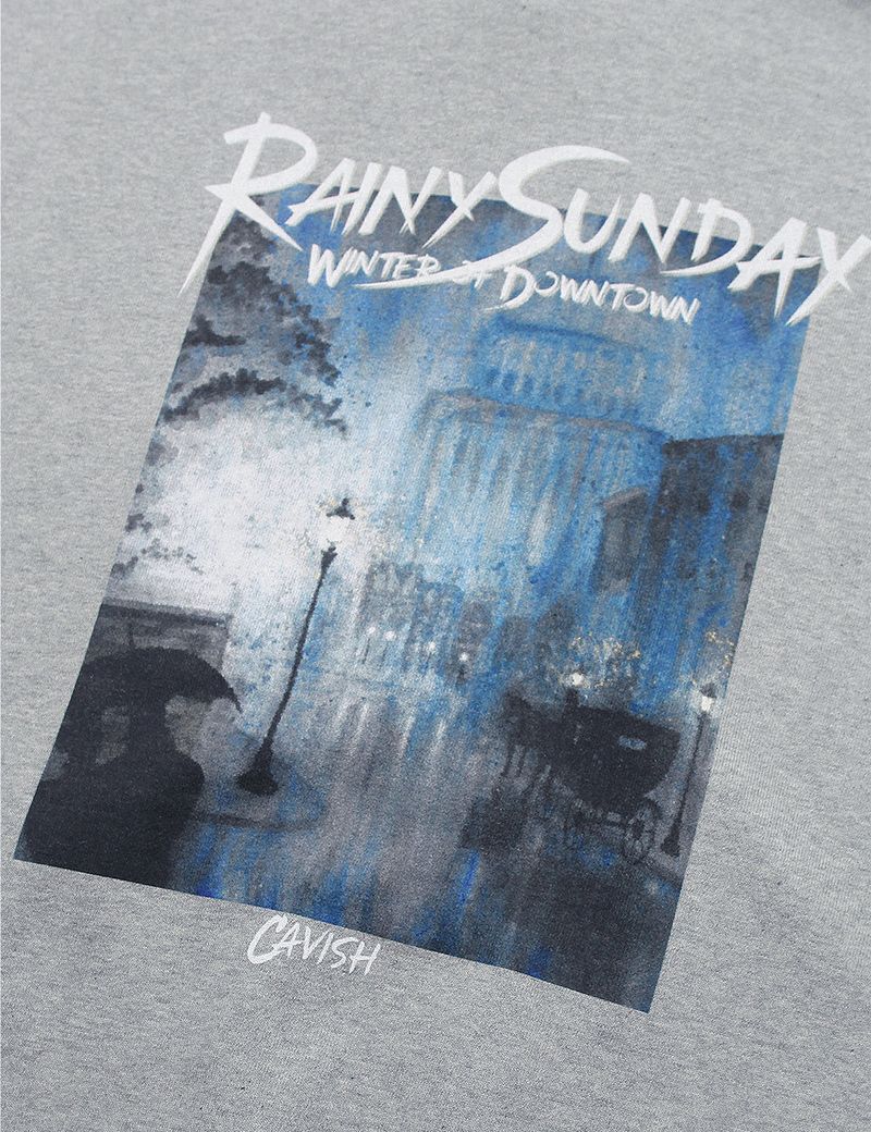 RAINY SUNDAY HOODIE GREY(CV2CFUM404A)