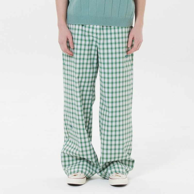 WaiKei（ワイケイ）の「Wide check banding pants（Pants）」