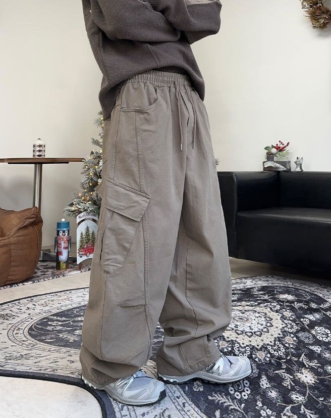 Hedy Curved Cargo Cotton Pants