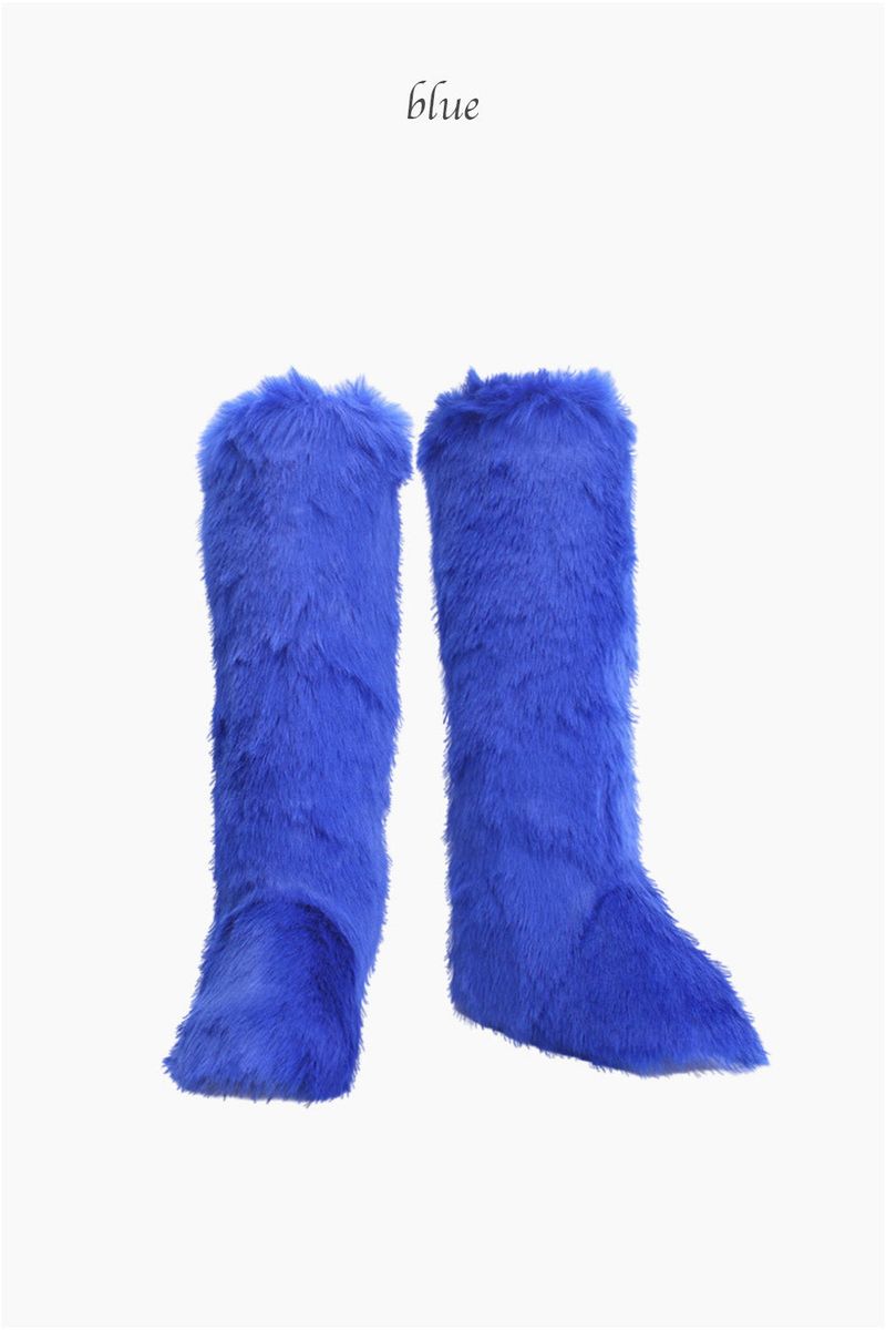 long fur boots (9 color)