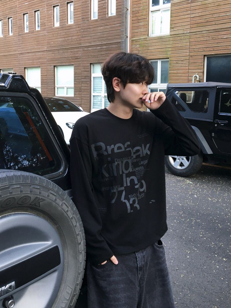 Unbalance Break Long Sleeve